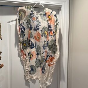Floral Print Women's kimono
